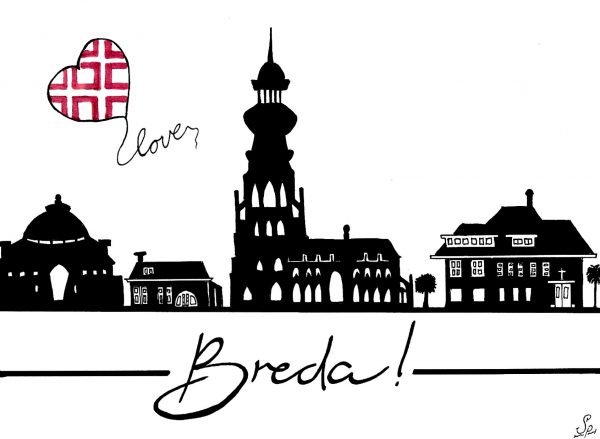 Breda ansichtkaarten 8x - Afbeelding 6